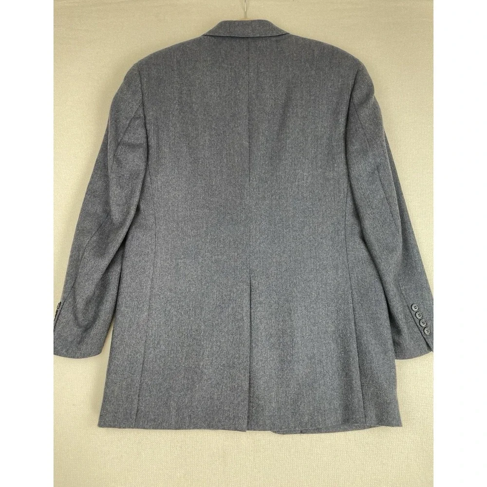 Club Room By Charter Club Wool Cashmere Blazer Blue Size R38 Single‎ Vented